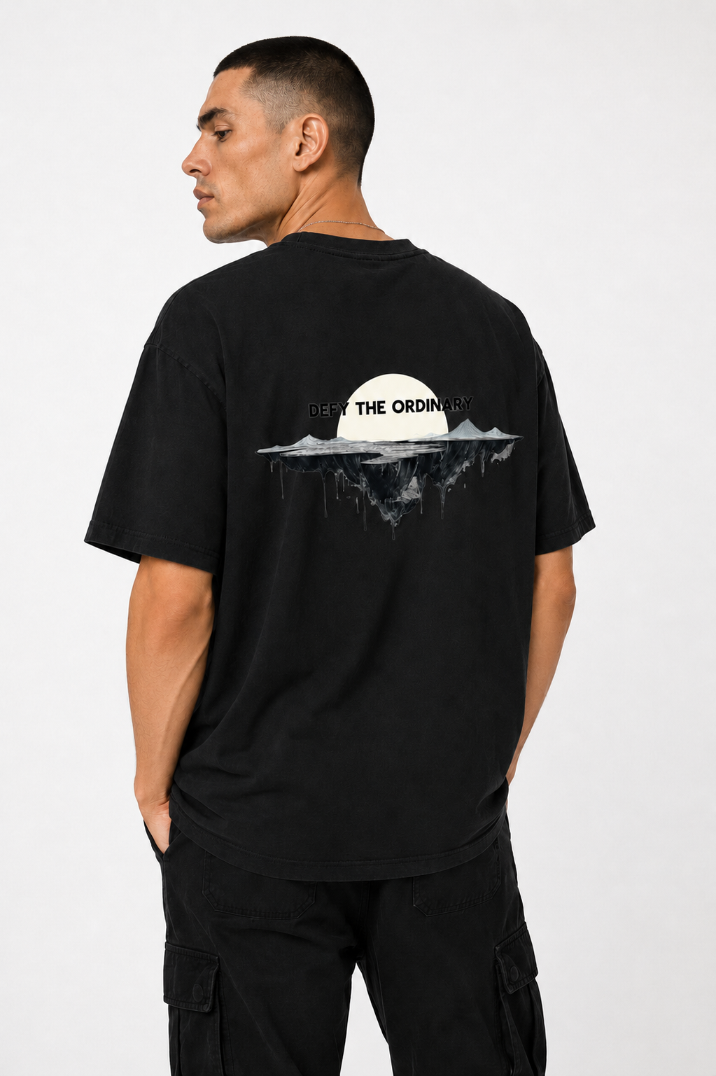 Rebel 001 - Founder's Edition™ black tee back graphic